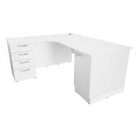 Grande L-Schreibtisch mit Schrank – Bild 6