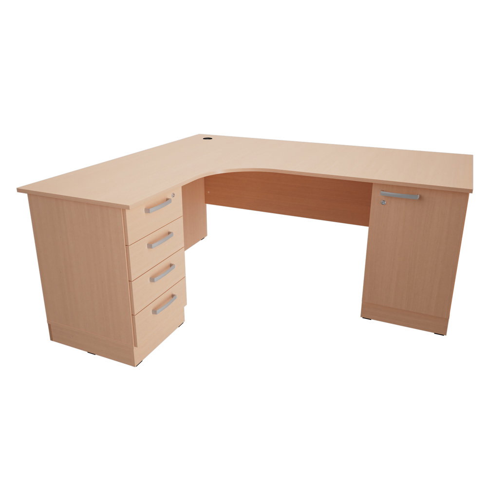 Grande L-Schreibtisch mit Schrank