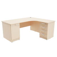 Grande L-Schreibtisch mit Schrank – Bild 5