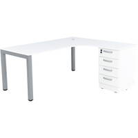 Grande L-Schreibtisch mit Schubladen