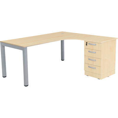 Grande L-Schreibtisch mit Schubladen