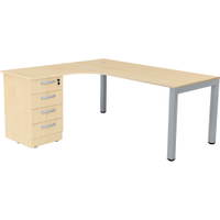 Grande L-Schreibtisch mit Schubladen