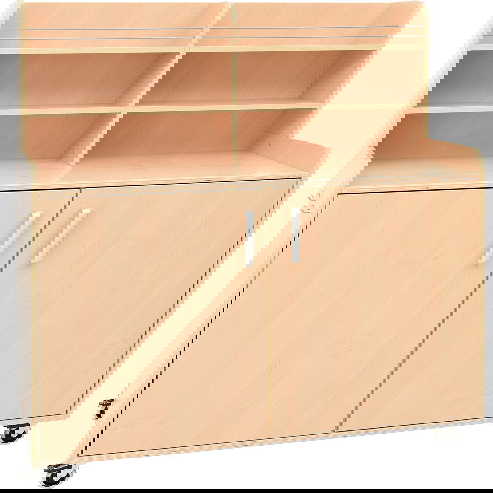 Küchenbüffet auf Rollen, groß - Ahorn