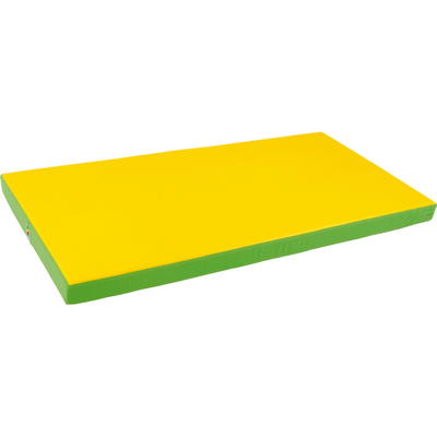 Liegepolster gelb/grün, Länge 120 cm