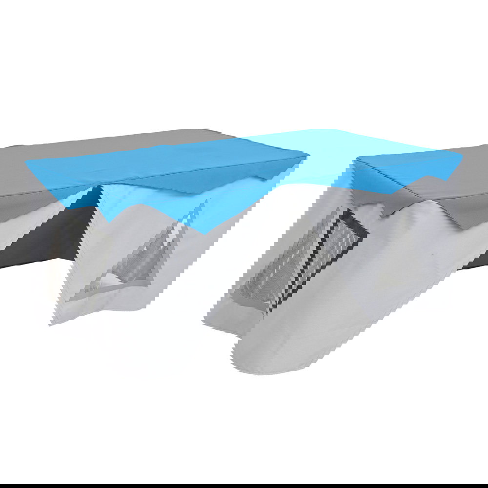 Tisch-Zelt blau/grau