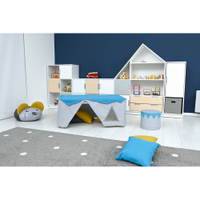 Tisch-Zelt blau/grau - 101223N d 23