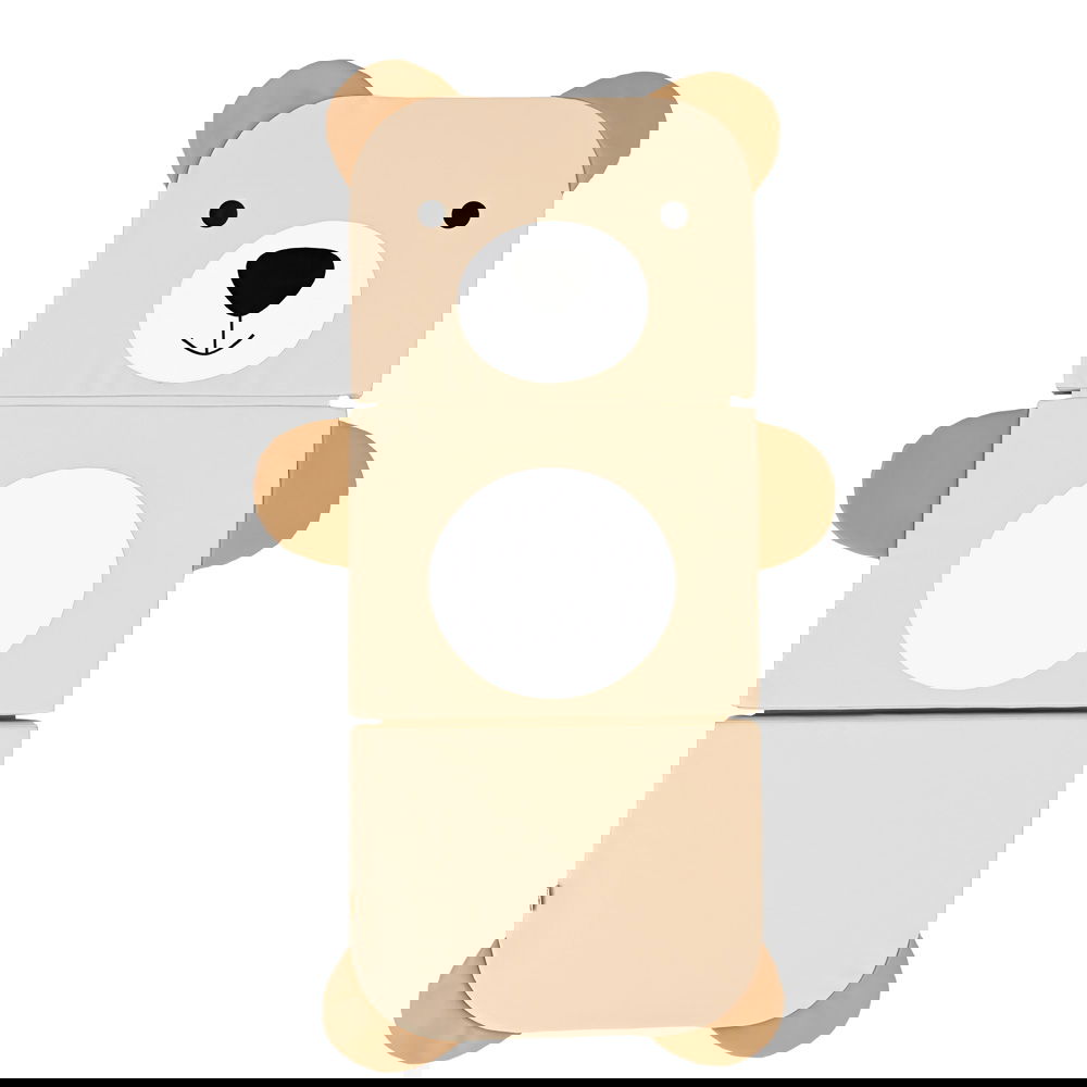 3-teilige Matte mit Tiermotiv