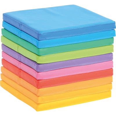 Regenbogenkissen, quadratisch