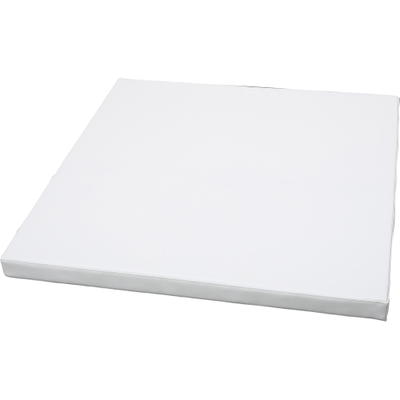 Matte 107 x 107 cm, weiß