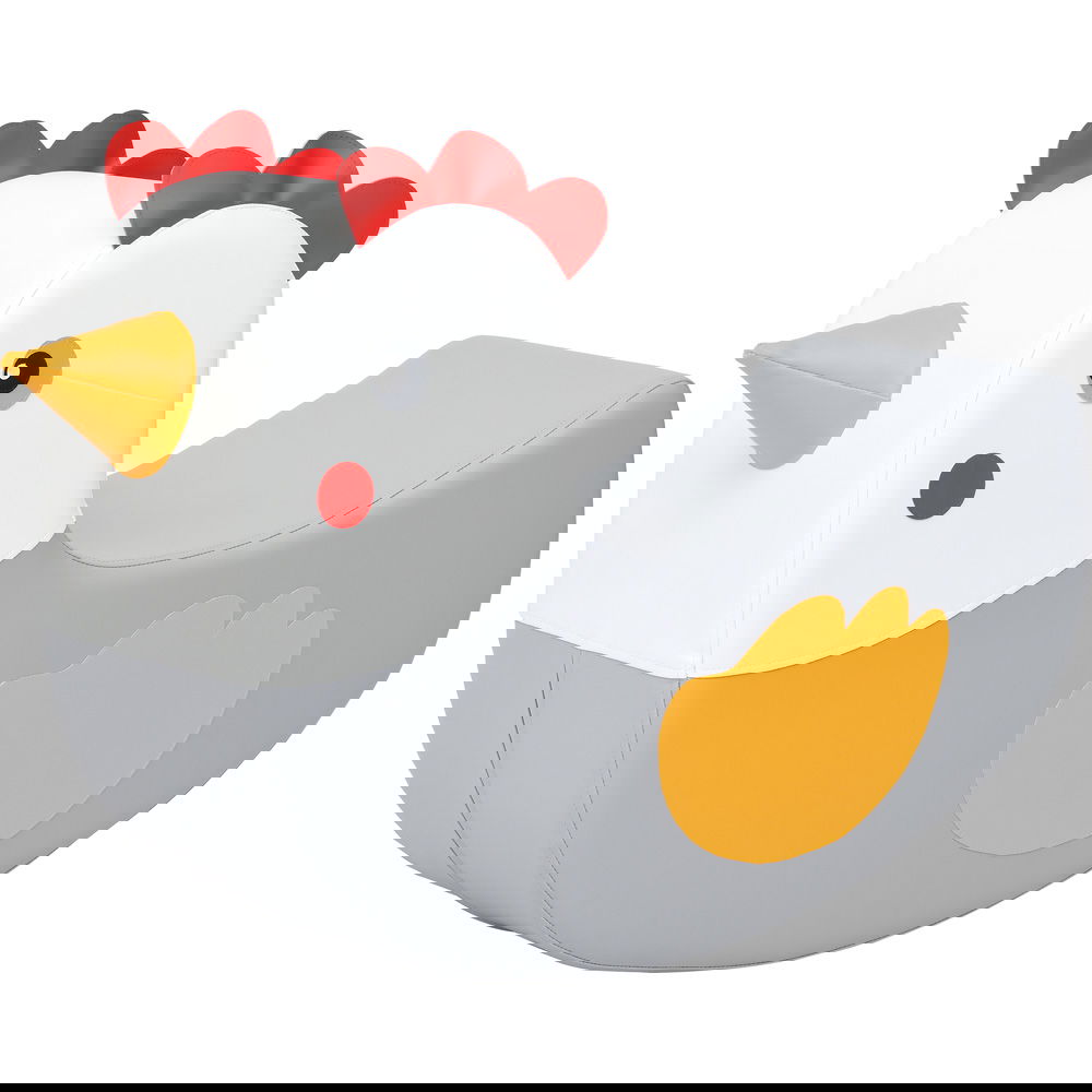 Schaukelfiguren aus Schaumstoff mit Bezug aus Kunstleder