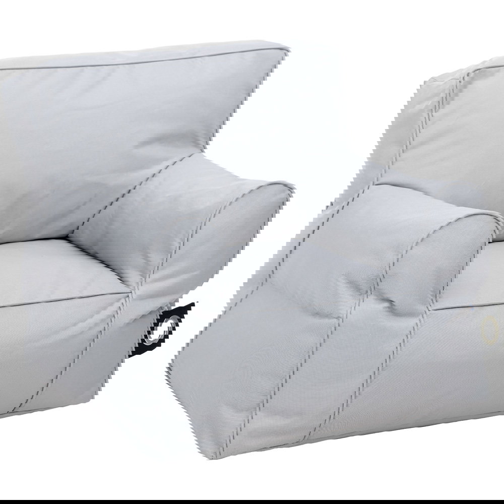 Lümmelsessel mit Öse, grau