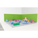 Wandpolsterung, Stärke: 6 cm - 101869PU f 21