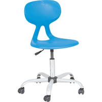 Drehstuhl Colores auf Rollen, höhenverstellbar, 43–56 cm