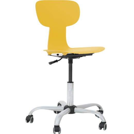 256112_a_19 Drehstuhl Ergo auf Rollen, höhenverstellbar, SH 43–56 cm - 256112 a 19