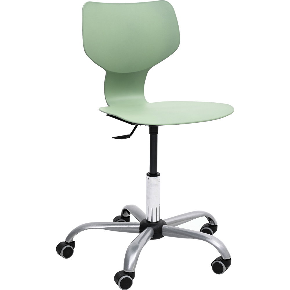 Drehstuhl Snake auf Rollen, höhenverstellbar, 43–56 cm