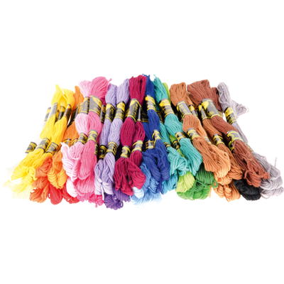 Stickgarn, 2 x 26 Farben