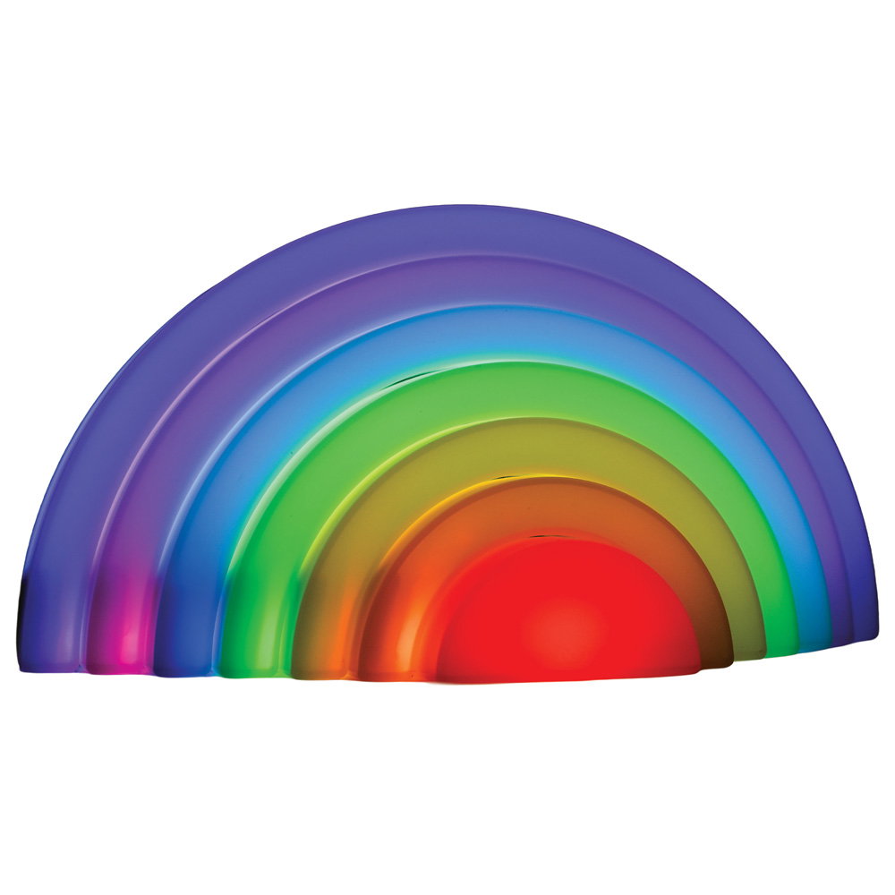 Leuchtender Regenbogen, 7-teilig