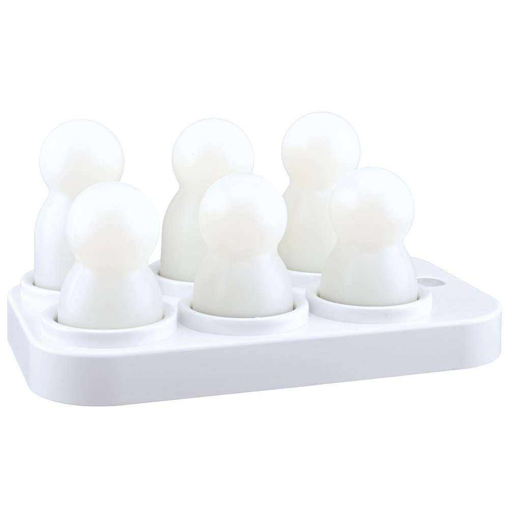 Leuchtende Minifiguren, mit Ladestation, 6 Stück