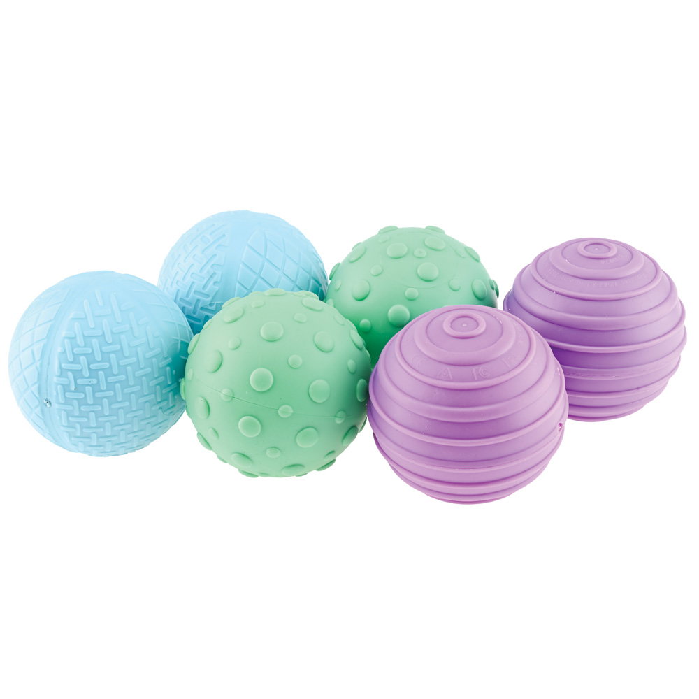 Leuchtende Sinneskugeln, 6 Stück