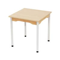 Tisch quadratisch 60×60 cm – melaminbeschichtete Tischplatte – Beine aus Metall - 43020 c001 230830 pd 1000