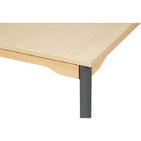 Tisch quadratisch 60×60 cm – melaminbeschichtete Tischplatte – Beine aus Metall - 43023 cn06 230830 1d 1000