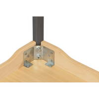 Tisch quadratisch 60×60 cm – melaminbeschichtete Tischplatte – Beine aus Metall - 43023 cn06 230830 2d 1000