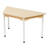Tisch Trapezform 120×60 cm – melaminbeschichtete Tischplatte – Beine aus Metall - 43029 c001 230830 pd 1000