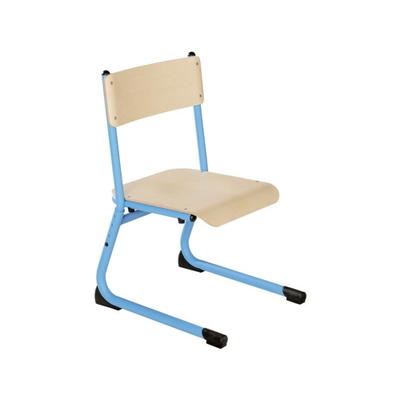 Schulstuhl aus Metall mit Kufen – Sitzhöhe verstellbar – 35-46 cm