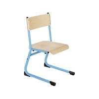 Schulstuhl aus Metall mit Kufen – Sitzhöhe verstellbar – 35-46 cm - 47814 231012 2d 1000