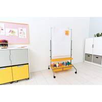 Magnetisches Whiteboard, mobil, 75 x 100 cm – Bild 31