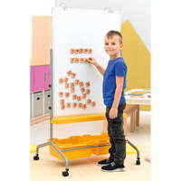 Magnetisches Whiteboard, mobil, 75 x 100 cm – Bild 28