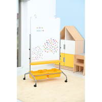Magnetisches Whiteboard, mobil, 75 x 100 cm – Bild 27
