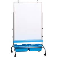 Magnetisches Whiteboard, mobil, 75 x 100 cm – Bild 17