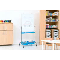 Magnetisches Whiteboard, mobil, 75 x 100 cm – Bild 16
