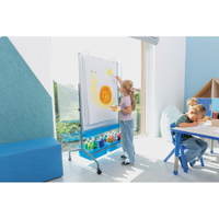Magnetisches Whiteboard, mobil, 75 x 100 cm – Bild 8