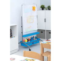 Magnetisches Whiteboard, mobil, 75 x 100 cm – Bild 5
