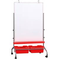 Magnetisches Whiteboard, mobil, 75 x 100 cm - 515061 b 24