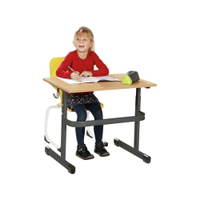 Verstellbarer Schultisch Laminierte Tischplatte Einzeln - 51837 230907 4d 1000