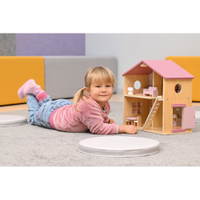 Möbliertes Puppenhaus in Rosa - 542196 h 25