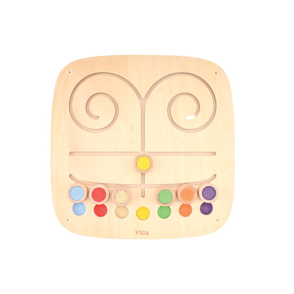 Farblabyrinth, Motorik-Sensorik-Wandelemente