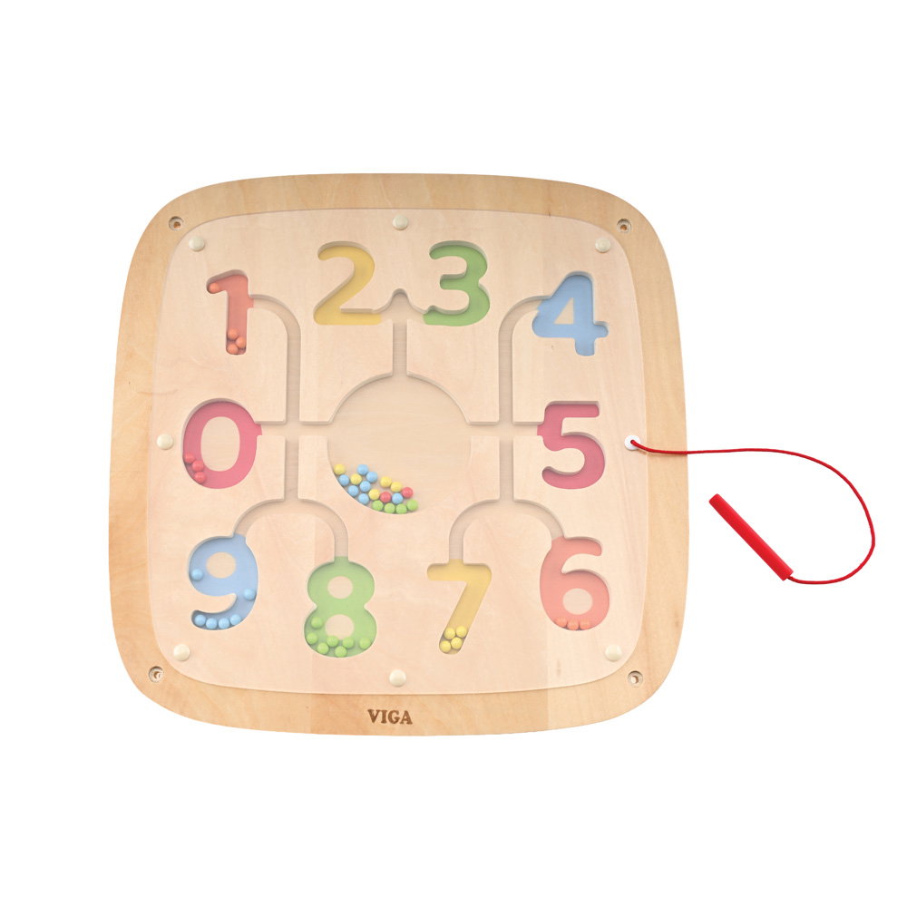 Zahlen und Farben, Motorik-Sensorik-Wandelemente