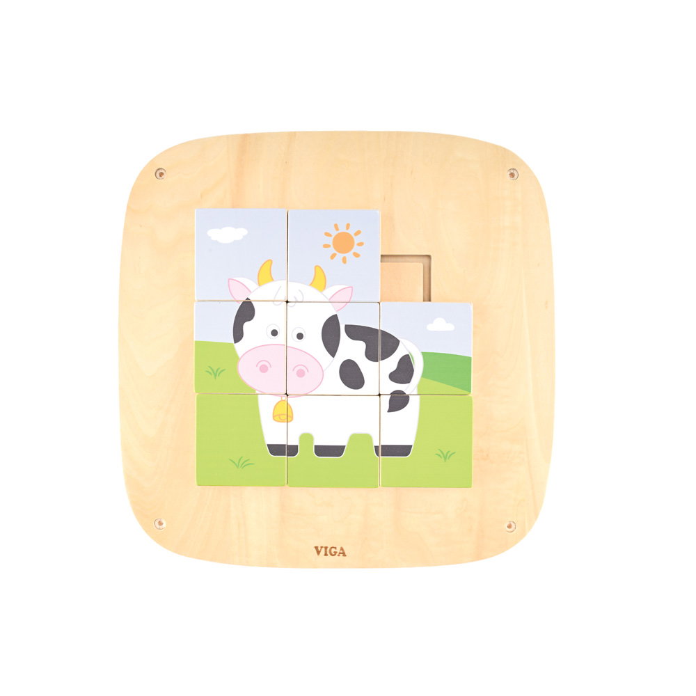 Schiebepuzzle, Motorik-Sensorik-Wandelemente