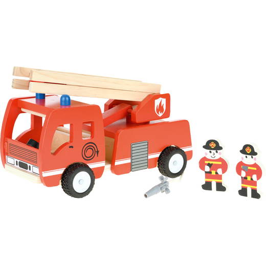 574019_a_18 Feuerwehrauto aus Holz - 574019 a 18