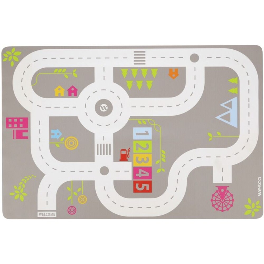 Spielmatte Rennstrecke