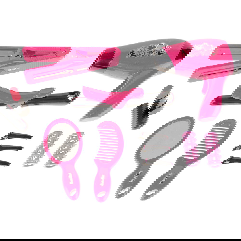 Frisierset mit Fön, 11-teilig