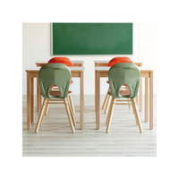 Schalenstuhl Easy 4 Holzfüße - 62446 250410 4 1000