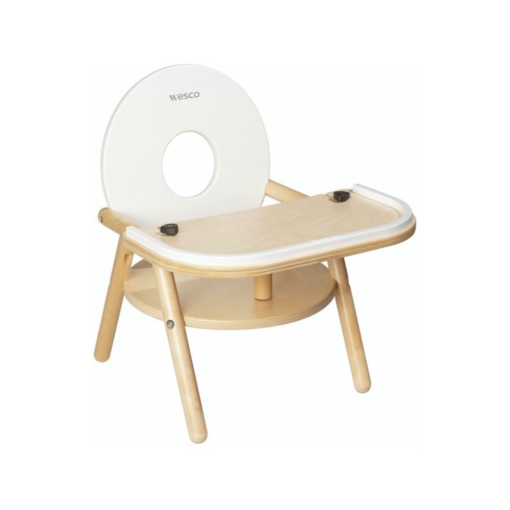 Krippenstuhl mit abnehmbarer Ablage