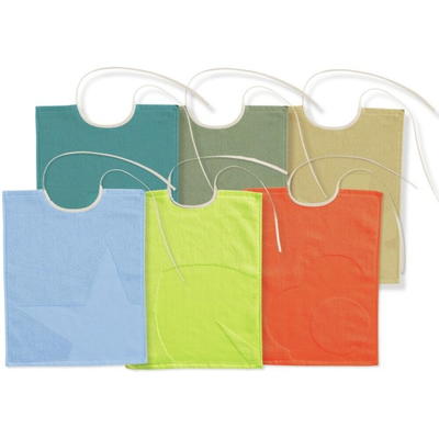 Lätzchen mit Schnüren und Verzierungen, 6er Set