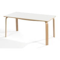 Tisch QUAD, 120×60 cm aus laminiertem Holz