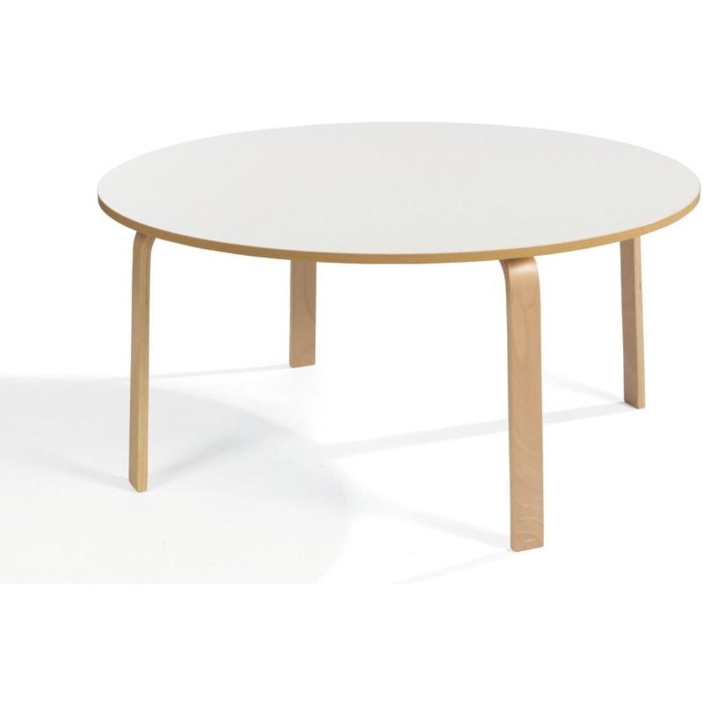 Tisch QUAD, Ø 120 cm aus laminiertem Holz